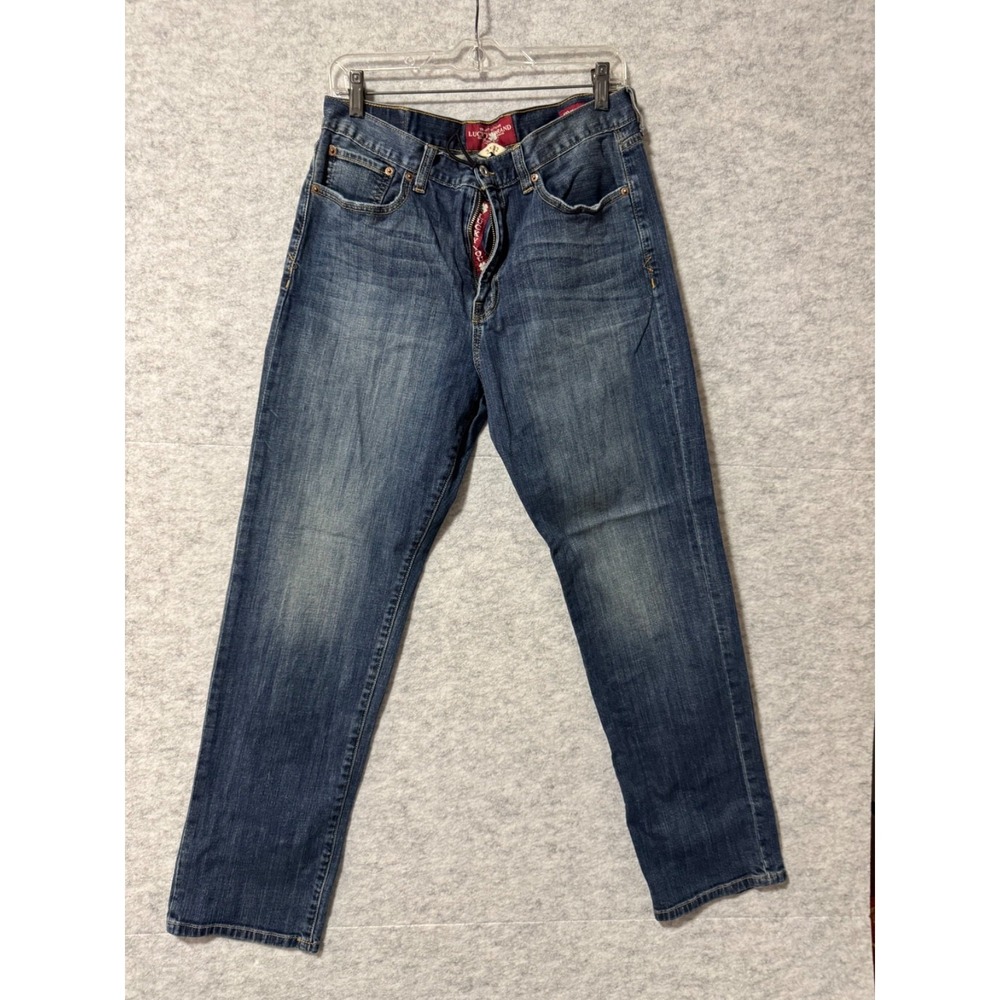 Lucky Brand Ginger 429‎ Classic Straight Jeans Womens 34x32 Medium Wash Blue